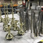Brass & stainless steel mirror polishing